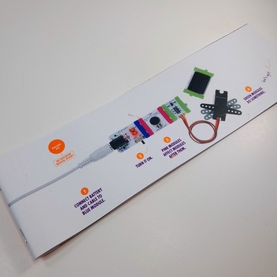 LittleBits Electronic modules Deluxe Kit Quick Start guide manual booklet ONLY