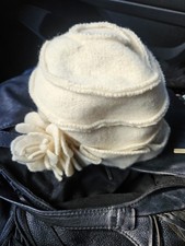 Lawliet Hat Gaspy Womens Flower Wool Warm Beenie Bow Hat