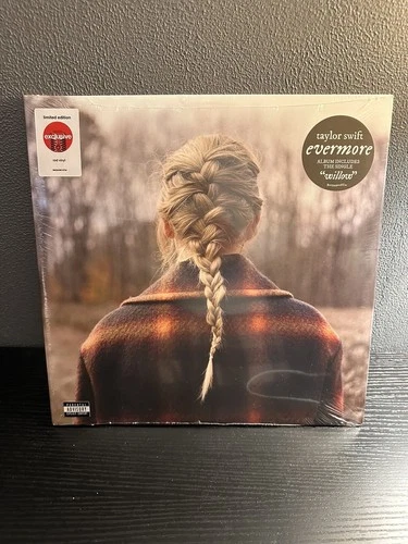 Taylor Swift Evermore Target Exclusive Red Vinyl Record Sealed Free Shipping✅