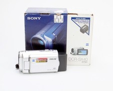 Sony DCR-SX40 Standard Definition Handycam Camcorder Silver 4GB Flash Memory