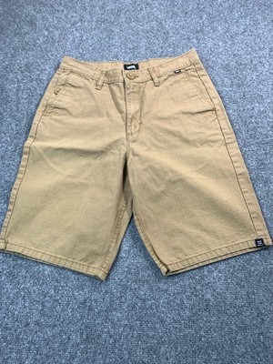 Vans Shorts Mens 28 Brown Chino Slash Pockets Belt Loops Casual
