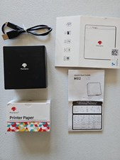 Phomemo M02 Mini Bluetooth Pocket Thermal Printer w/printer Paper  Manual