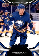 2022-23 Upper Deck MVP #130 Casey Mittelstadt Blue Script