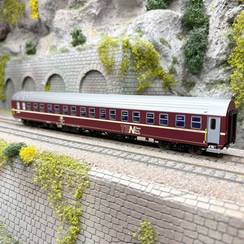 Voiture-lits WLABsm 166 T2s TEN DB Ep.IVb par LSMODELS 46150 à l'échelle HO 1/87