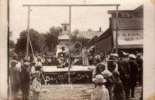 Canton MN 1909 Weight Lifter Strongman Circus #2 RPPC Photo Postcard COPY