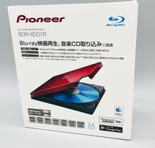 Pioneer Portable Blu-ray Drive BDR-XD07R Red BDXL DVD Writer USB 3.0 Japan