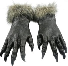 Werewolf Gloves Wolf Claws Gloves Adults with Sharp Nails 1 Pair