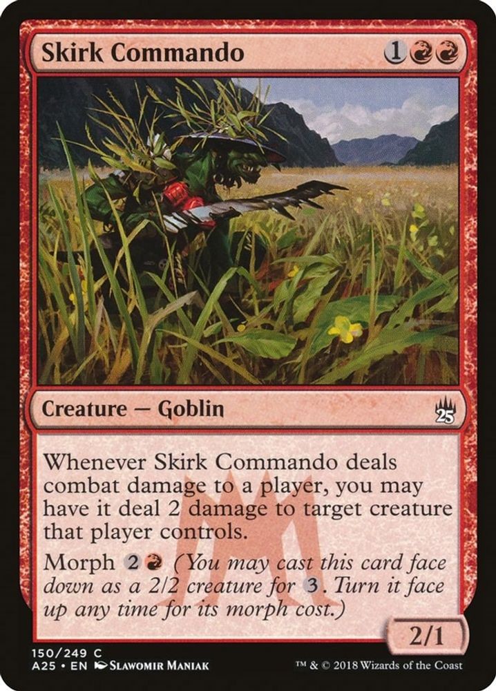 2018 Magic: The Gathering: Masters 25 - Skirk Commando (#150, C, Lightly Played)