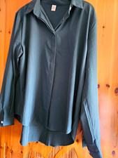 Damen Bluse Basic Polyester grün XXL Übergr...