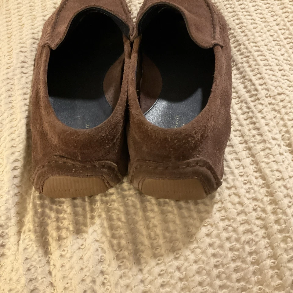 Cole Haan Zapatos Para Hombres Talla 10.5 Marrón Gamuza Mocasines de Conducción Sin Cordones Sin usar, en Caja C18787 Foto 3 de 4