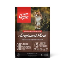 Grain Free High Protein Premium Dry Cat Food Regional Red Recipe 12lb Bag