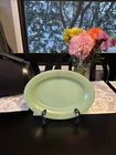 Fire King Jadeite oval platter Resturant WARE pattern 11.5 × 8 Jade