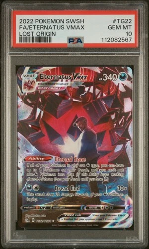 Pokemon Eternatus Vmax Lost Origin TG22/TG30 PSA 10