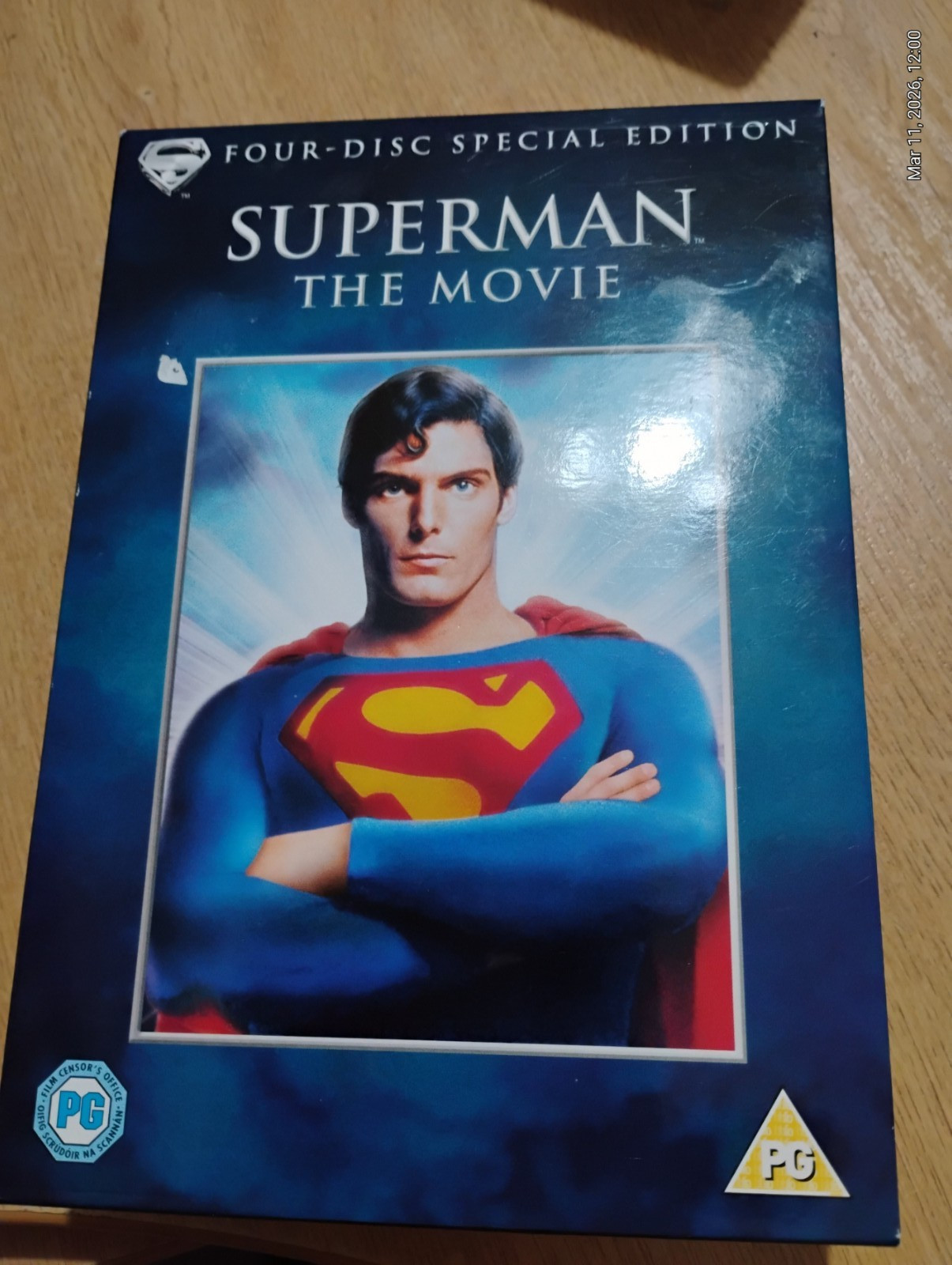 SUPERMAN THE MOVIE 4 DISC SPECIAL EDITON DVD FREEPOST