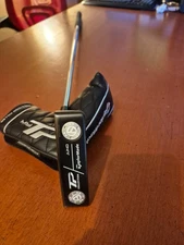 MINT TAYLORMADE BLACK TP COLLECTION 35" JUNO PUTTER w UPGRADED GRIP & KBS SHAFT