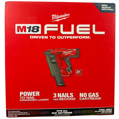 Milwaukee Framing Nailer M18 FUEL 3-1/2in. 18 Volt 21 Dg Lithium-Ion Brushless