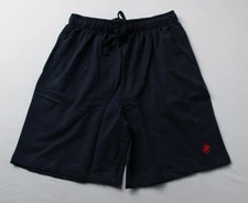 Pacific Polo Club Men's Drawstring Lounge Sweat Shorts AC2 Navy Medium NWT 