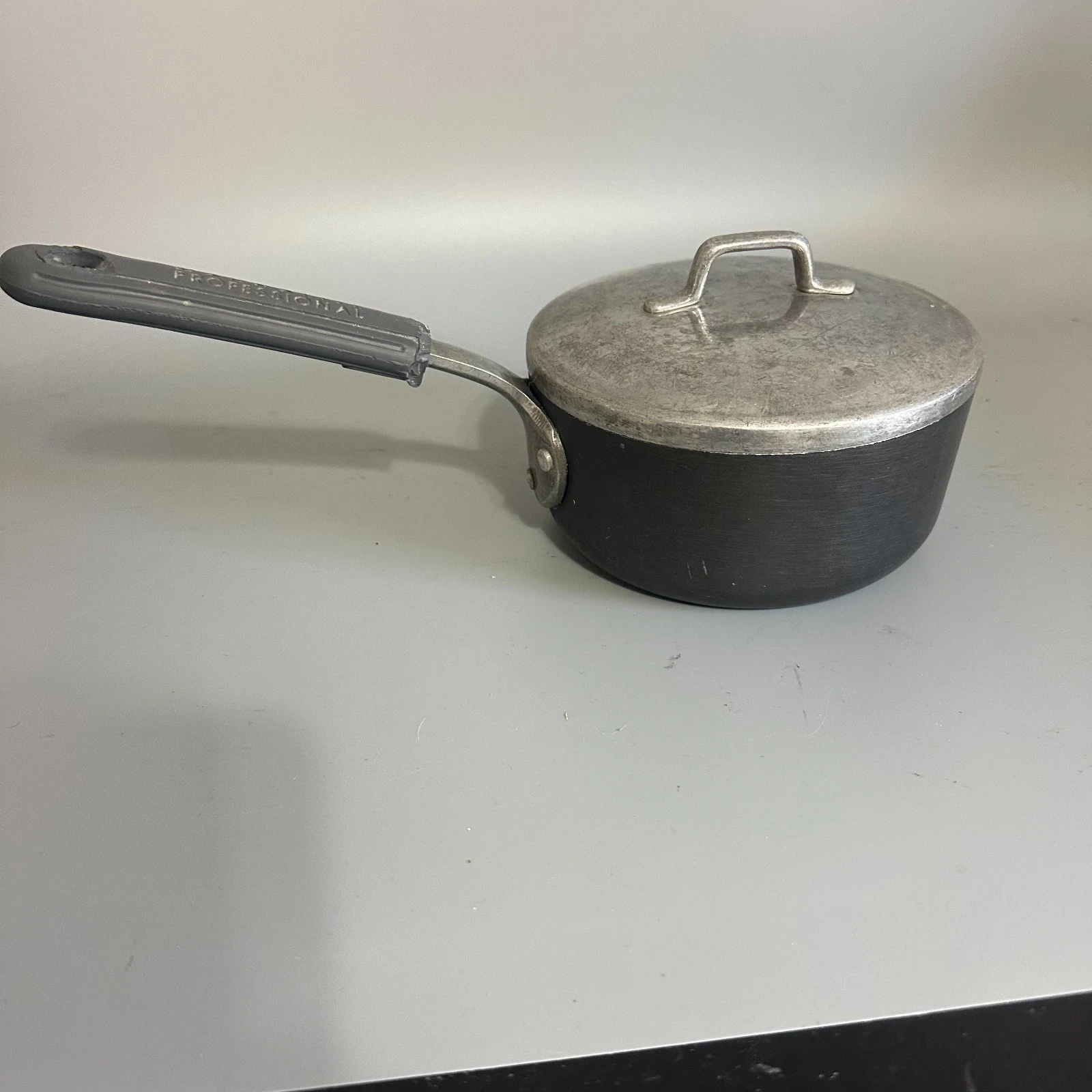 Magnalite Ghc Aluminum 1qt 1 Liter Stockpot soup pot & lid Vintage USA