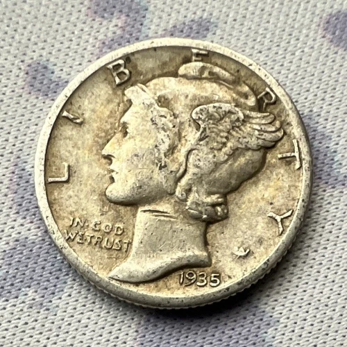 1935-S Mercury Dime — photo from the most recent tracked eBay sale