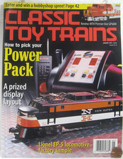 Classic Toy Trains Magazine   January 1999   C9L