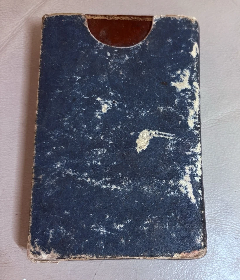 1794 Musen Almanac miniature Leather Gold Stamped -German W/Original Slipcase - Image 3 of 4