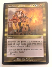 Magic Mtg Time Spiral Timeshifted Coalition Victory   near mint