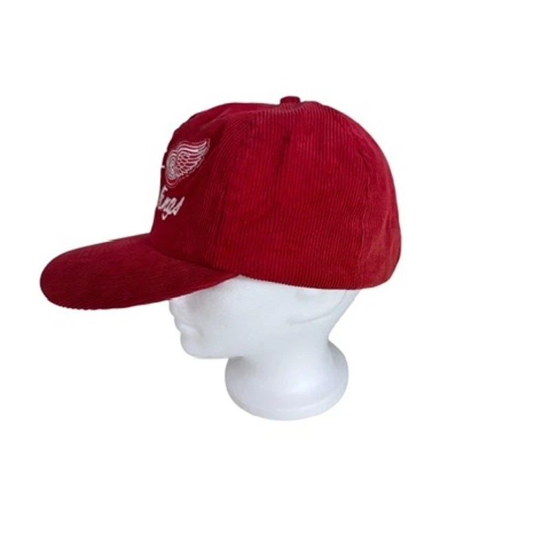 "КРАСНЫЕ КРЫЛЬЯ" винтажная шляпа вельвет вышитый бейсболки НХЛ хоккей Детройт Стэнли - Изображение 2 из 4