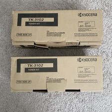 2 NEW GENUINE - KYOCERA TK-3102 BLACK TONER KIT