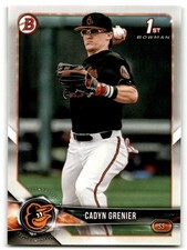 2018 Bowman Draft #BD-134 Cadyn Grenier