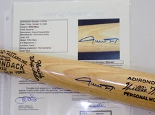 WILLIE MAYS HOF Signed Autograph Adirondack Pro Model Baseball Bat JSA 💎 LOA