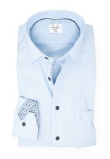 Marvelis Men's Business Shirt Long Sleeve Non-Iron Modern Fit, Solid, New Kent