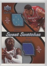 2007 Upper Deck Sweet Shot Swatches Memorabilia Shane Battier Steve Francis 0f8
