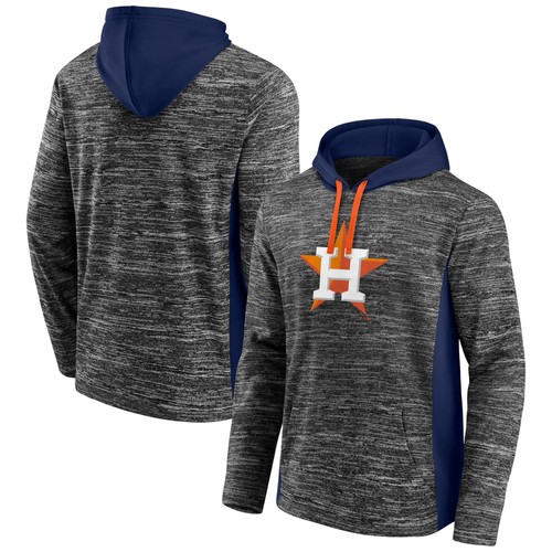 Pull homme Fanatics gris/marine Houston Astros Instant Replay Color Block - Photo 1/3
