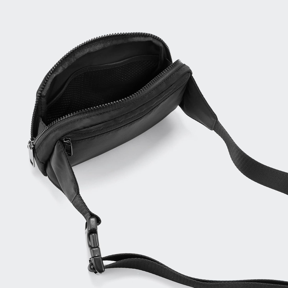 Large 2L Waterproof Unisex Belt Bag - Stylish Fanny Pack for Women & Men
