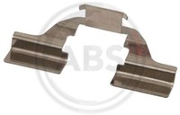 A.B.S. 1684Q ZubehöRsatz, Scheibenbremsbelag Hinten FüR CitroËN Peugeot Skoda