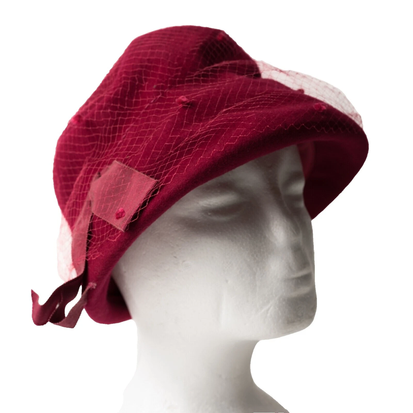 Pastillero 1960s 100% lana sombrero Vintage para Mujeres