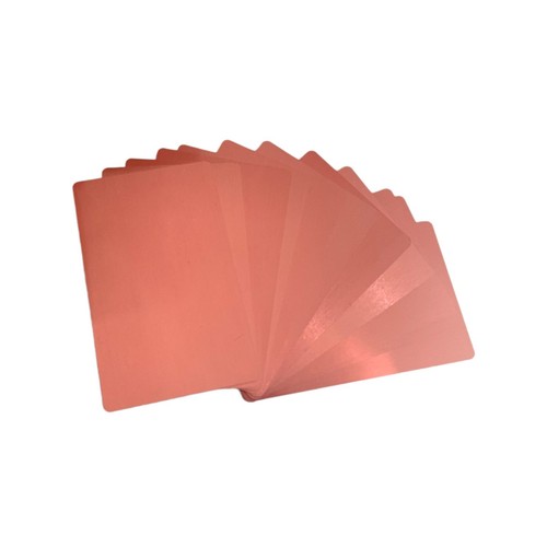 100 THICK 0.5mm Anodized Aluminum Business Card Blanks Metal Laser Engraving - Picture 14 of 36