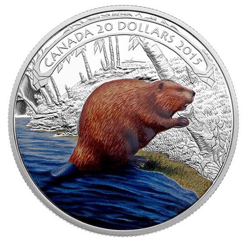 2015 Canada S$20 Beaver At Work Colorized NGC PF70 Ultra Cameo Box COA & OGP - Picture 3 of 5