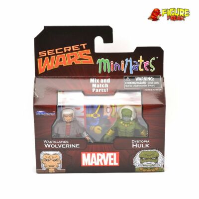 Marvel Minimates Series 64 Secret Wars Wastelands Wolverine & Dystopia Hulk