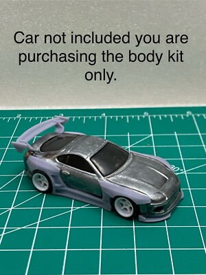 1/64 Scale Body Kit For Toyota Supra Mk4 Hotwheels Wide Body