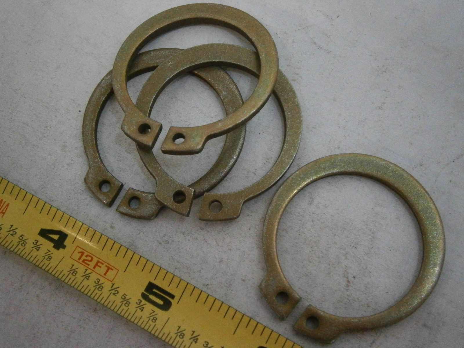 American Ring 5160125 External Snap Rings Heavy Duty 1.15" Steel Lot