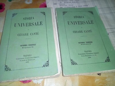 1833N UNIVERSALGESCHICHTE CAESAR CANTU' DISPENSE 33 1859 E 53 1862