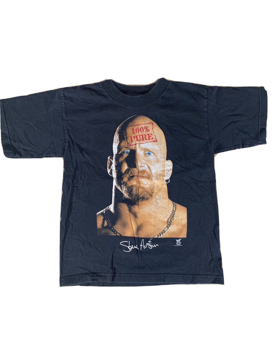 Vintage WWF Stone Cold Steve Austin 100%Pure Youth Murina Made In