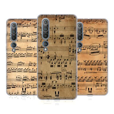 HEAD CASE DESIGNS MUSIC SHEETS SOFT GEL CASE FOR XIAOMI PHONES