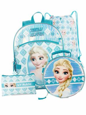 elsa backpack and lunchbox