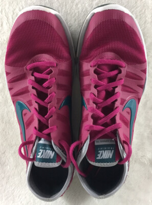 Nike Flex Supreme TR3 Sneaker Womens 9.5 Pink Training Athletic