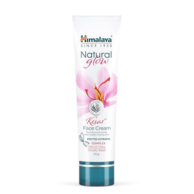Himalaya Natural Glow Face Cream with Kesar and Vit E Complex 25gm