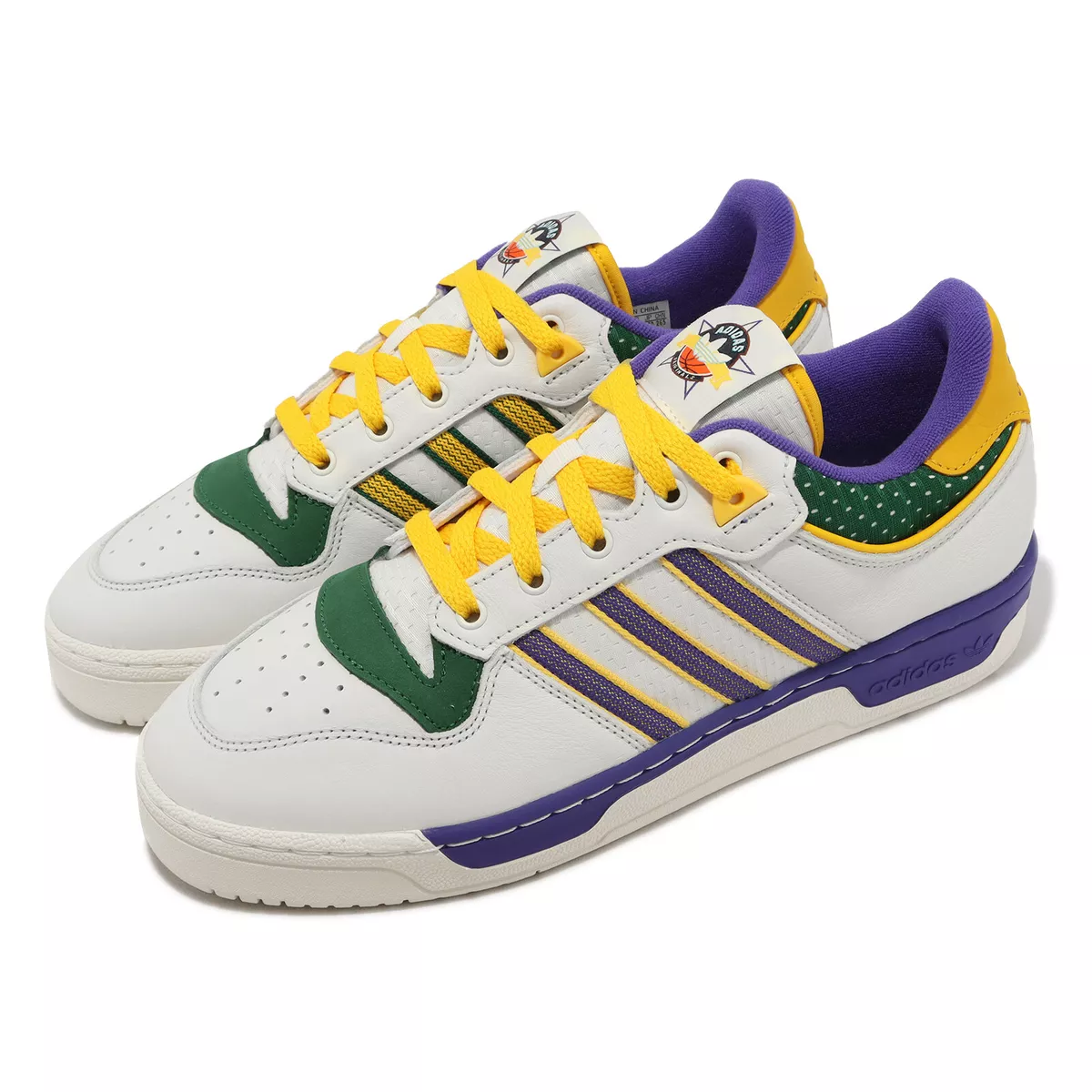 adidas Originals leather sneakers Rivalry Low 86 white color