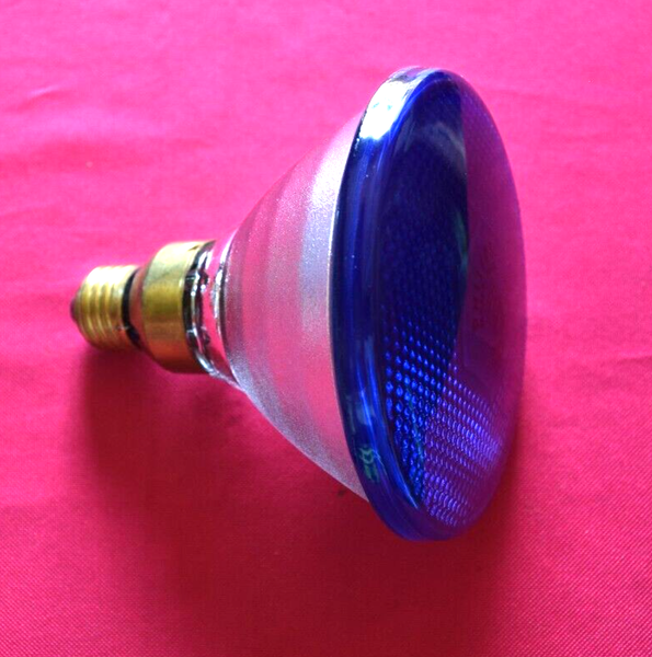 Philips PAR38 Economy Lampe/Strahler 80W Blau E27 220-230V Messingsockel-image