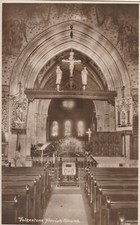 FOLKSTONE PARISH CHURCH, Kent - Vintage POSTCARD